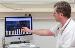 Digitale EKG-Aufzeichnung bei einem Kleintier